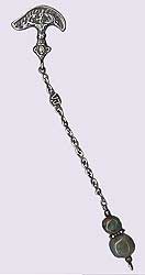 Sterling silver and Rutilated Quartz Pendulum 
